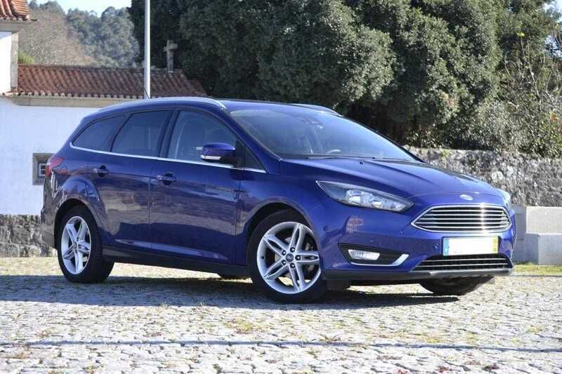 Usado Ford Focus Titanium 125 HP (91 kW) 2017 Azul Carrinha