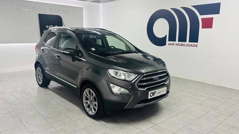 Cinza Usado 2018 Ford Ecosport Titanium SUV | € 12.899 (Preço justo) - Imagem 1/4