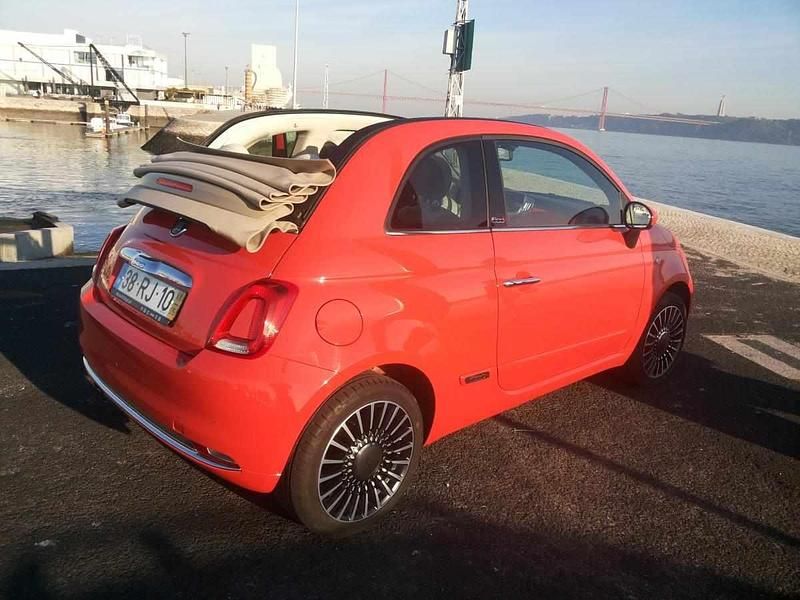 Usado Fiat 500C Lounge 69 HP (50 kW) 2016 Vermelho Cabrios