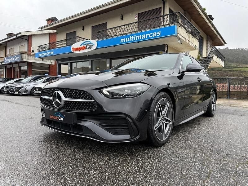 Cinza Usado 2023 Mercedes C300 AMG line Sedan | € 46.490 (Bom preço) - Imagem 1/4