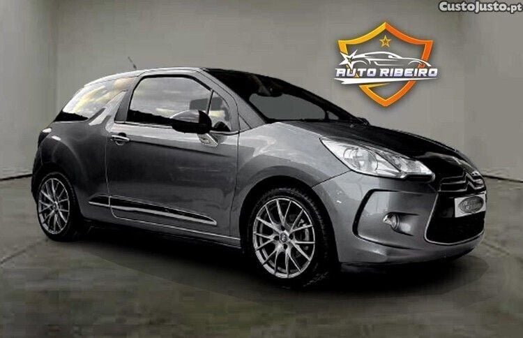 Cinza Usado 2012 Citroën DS3 So Chic | € 10.470 (Preço justo) - Imagem 1/1