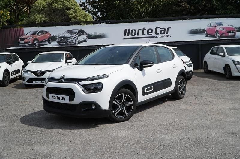 Branco Usado 2020 Citroën C3 PureTech Citadino | € 9.999 (Bom preço) - Imagem 1/4