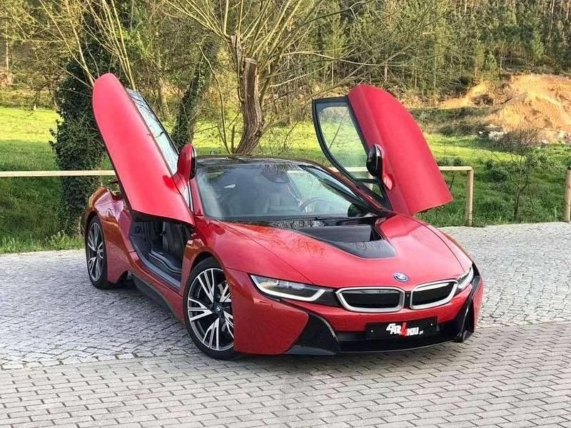 Vermelho Usado 2017 BMW i8 Sport Line Coupé | € 71.990 - Imagem 1/4