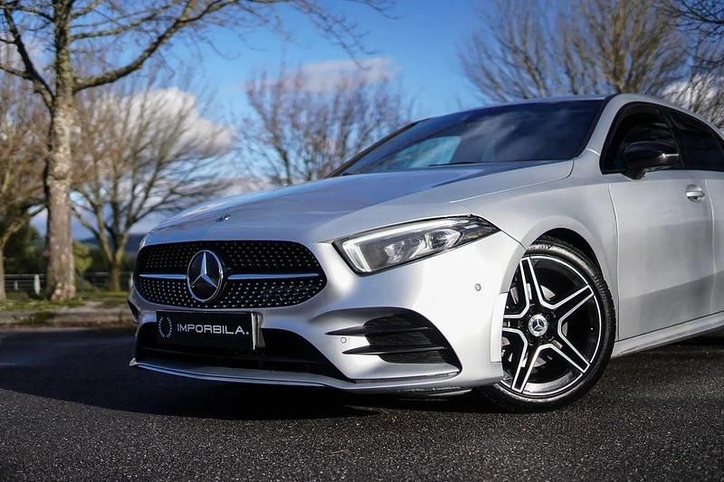 Usado Mercedes A180 AMG line 116 HP (85 kW) 2019 Cinza