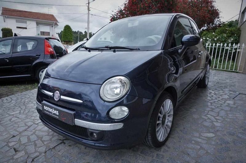 Azul Usado 2008 Fiat 500 Citadino | € 6.990 (Preço justo) - Imagem 1/4