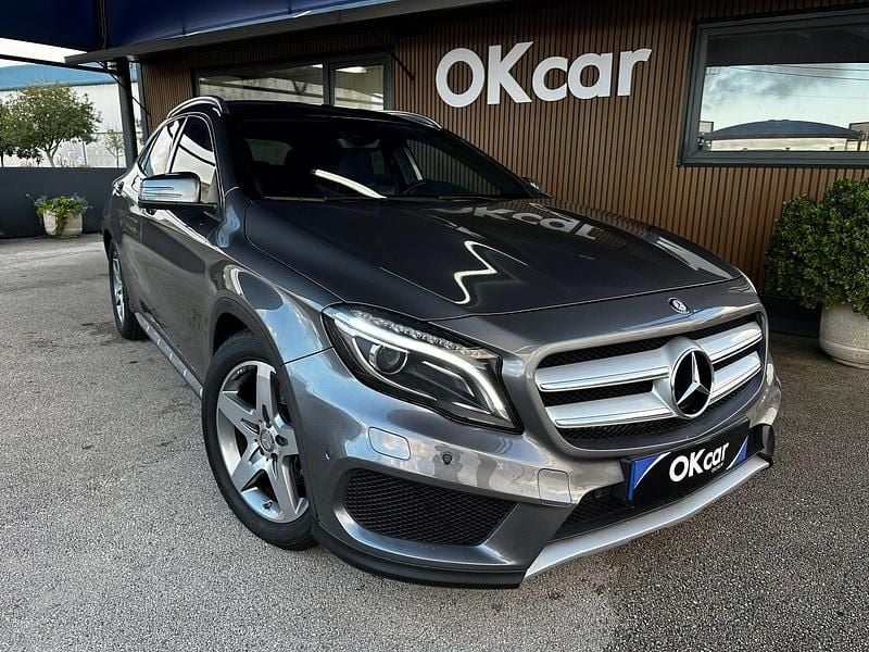 Usado Mercedes GLA220 AMG line 170 HP (125 kW) 2014 Cinza SUV