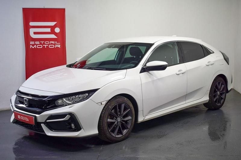 Branco Usado 2020 Honda Civic Elegance | € 21.950 (Preço justo) - Imagem 1/4