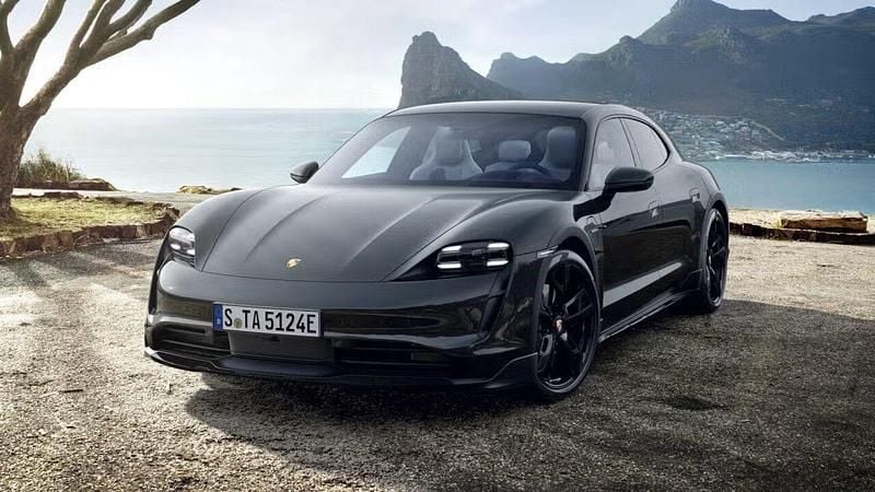 Usado Porsche Taycan 350 kW (476 HP) 2023 Preto Carrinha
