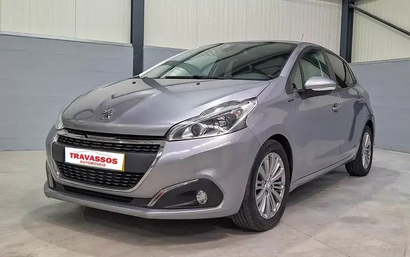 Cinza prata Usado 2019 Peugeot 208 Signature Sky Citadino | € 13.800 (Preço justo) - Imagem 1/4