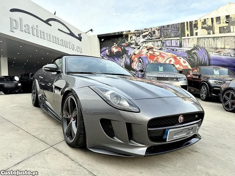 Cinza Usado 2016 Jaguar F-Type Supercharged Coupé | € 64.950 - Imagem 1/1