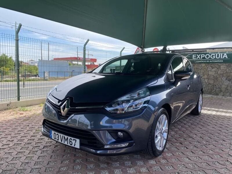 Cinzento Usado 2018 Renault Clio IV LIMITED Citadino | € 14.300 (Preço elevado) - Imagem 1/4