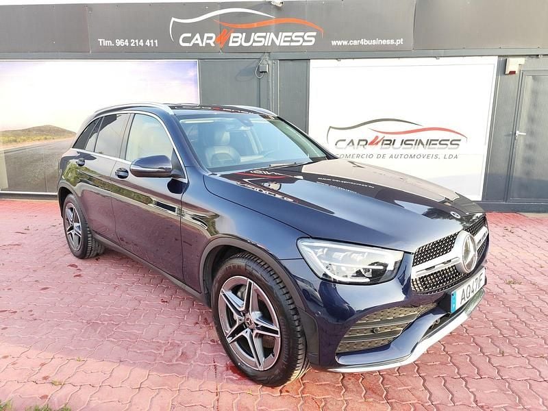 Azul Usado 2022 Mercedes GLC300 SUV | € 45.900 (Preço elevado) - Imagem 1/4