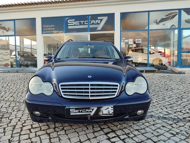 Azul Usado 2001 Mercedes C200 Elegance Carrinha | € 5.900 (Preço justo) - Imagem 1/4