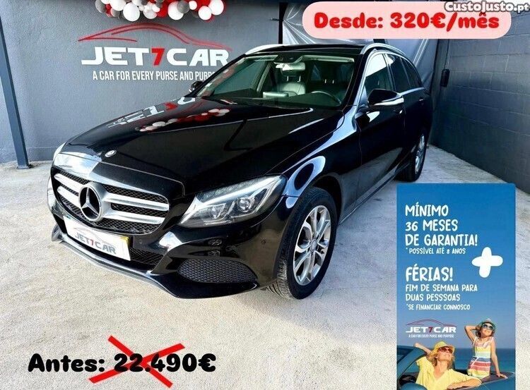 Preto Usado 2015 Mercedes C220 Avantgarde Carrinha | € 20.990 (Caro) - Imagem 1/1