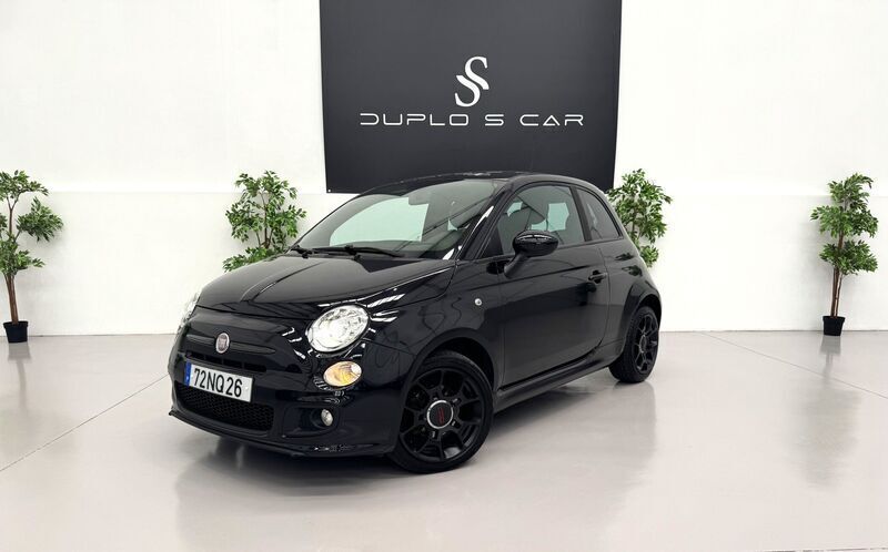 Preto Usado 2013 Fiat 500 Lounge Citadino | € 8.750 (Bom preço) - Imagem 1/4