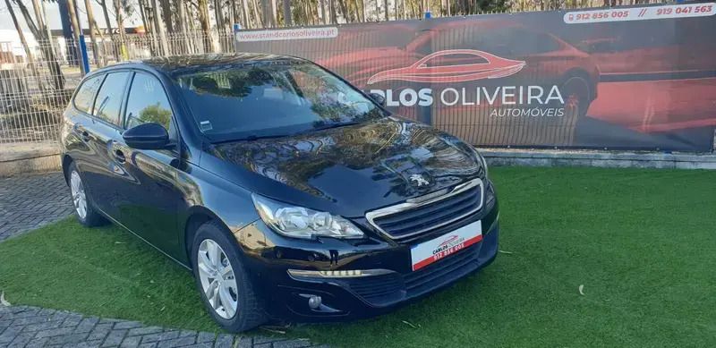 Preto Usado 2015 Peugeot 308 Active Carrinha | € 8.950 (Bom preço) - Imagem 1/4