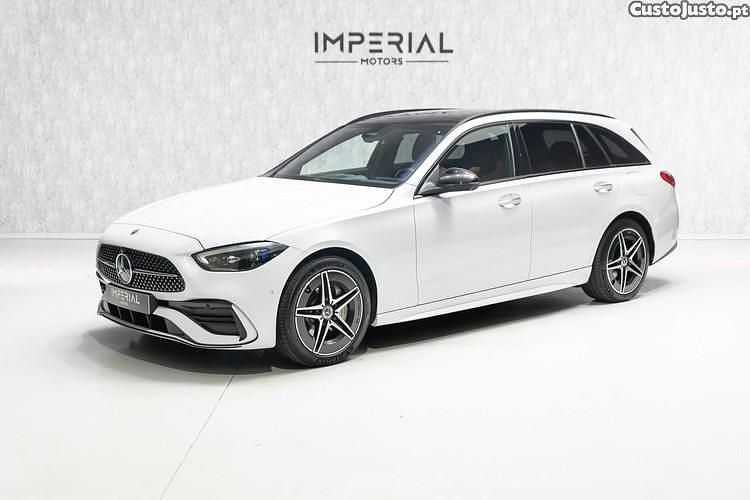 Branco Usado 2022 Mercedes C300e AMG line Carrinha | € 44.450 (Preço justo) - Imagem 1/1