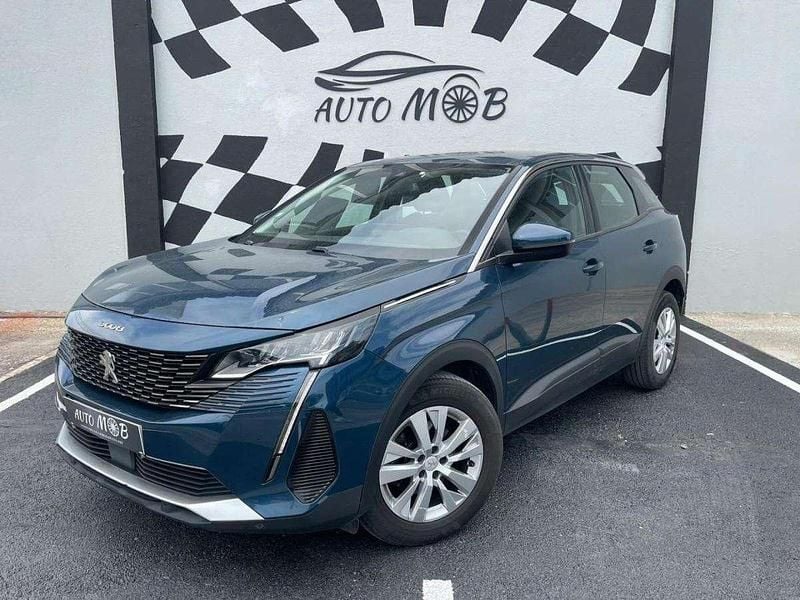 Azul Usado 2021 Peugeot 3008 Business-Line SUV | € 19.889 (Super Preço) - Imagem 1/4