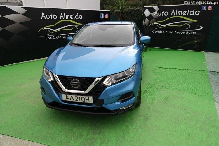 Azul Usado 2017 Nissan Qashqai Acenta SUV | € 14.900 (Preço justo) - Imagem 1/1