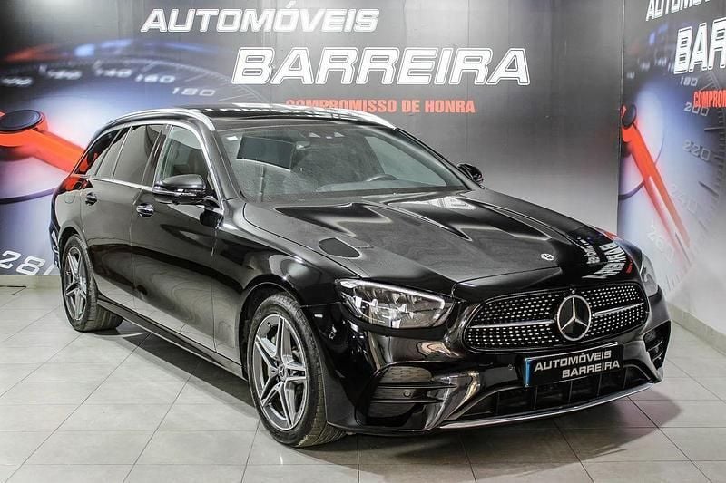 Preto Usado 2022 Mercedes E300 AMG line Carrinha | € 47.500 - Imagem 1/4