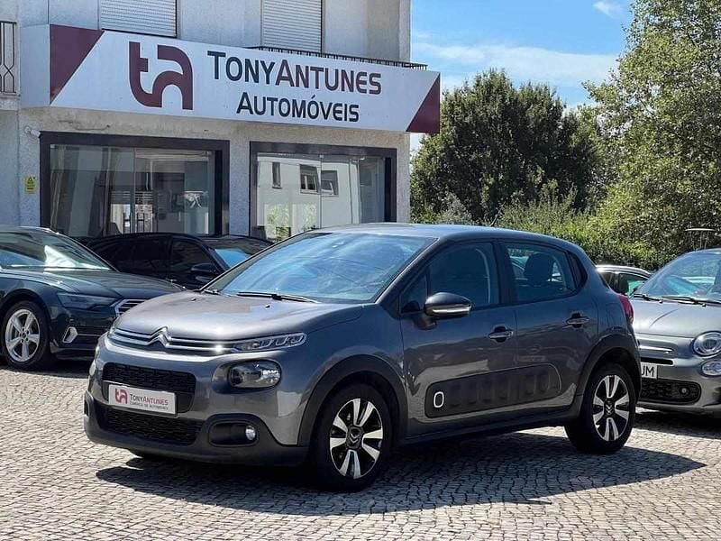 Cinzento Usado 2018 Citroën C3 Citadino | € 12.500 (Preço justo) - Imagem 1/4