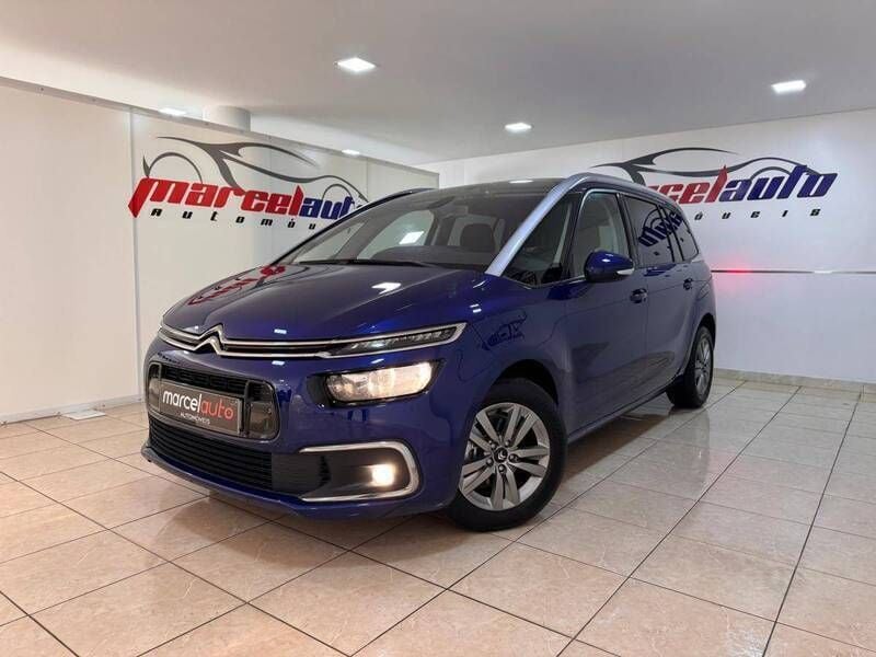 Azul Usado 2018 Citroën Grand C4 Picasso Exclusive Monovolume | € 18.900 (Preço elevado) - Imagem 1/4