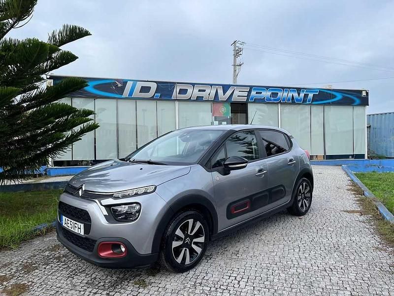 Cinza Usado 2020 Citroën C3 PureTech Citadino | € 10.900 (Preço justo) - Imagem 1/4