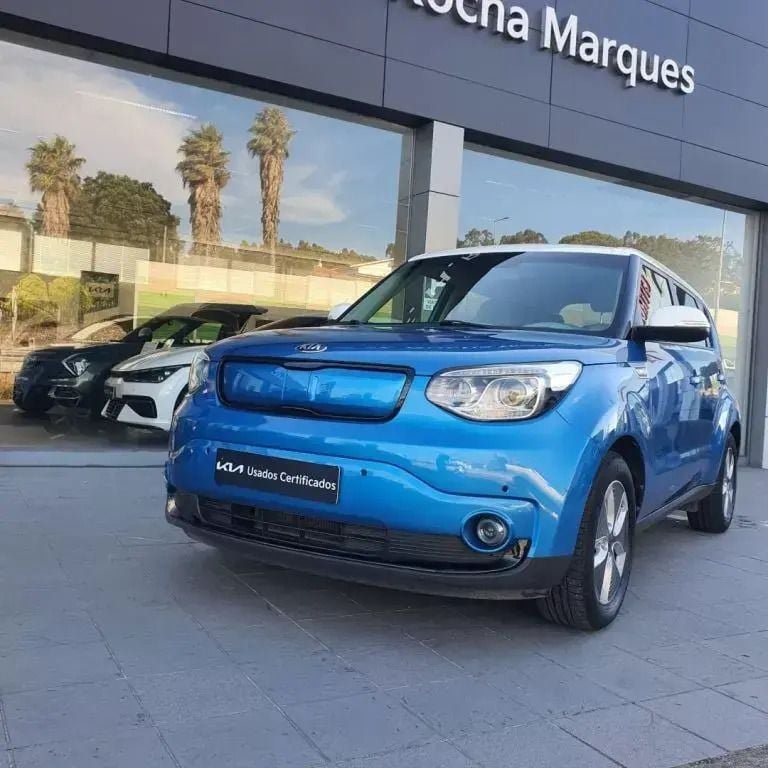 Usado Kia Soul EV 80 kW (110 HP) 2018 Azul SUV