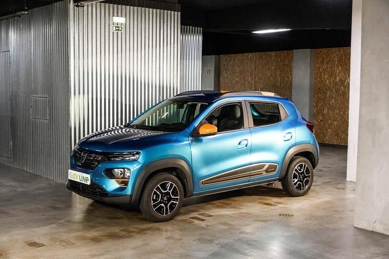 Azul Usado 2021 Dacia Spring Comfort Citadino | € 10.990 (Preço justo) - Imagem 1/4