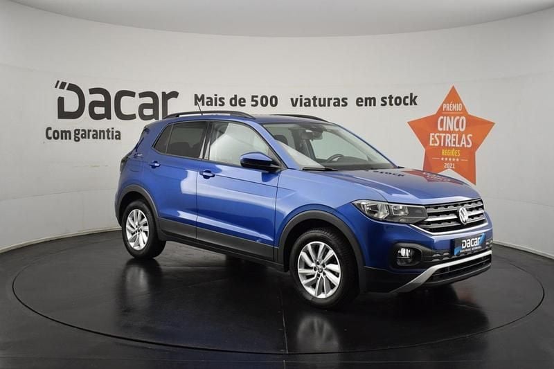 Azul Usado 2022 VW T-Cross Life SUV | € 15.199 (Preço justo) - Imagem 1/4