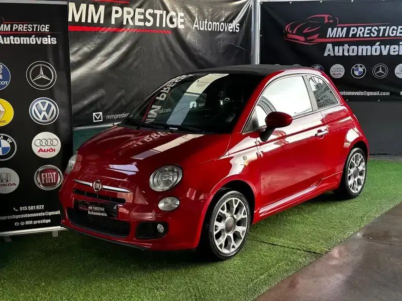 Usado Fiat 500 Lounge 69 HP (50 kW) 2013 Vermelho Cabrios