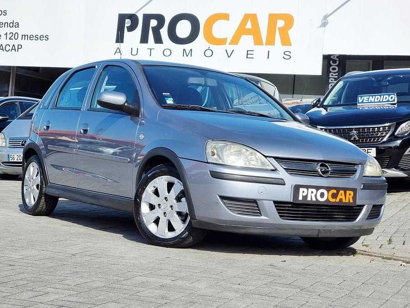 Cinzento Usado 2004 Opel Corsa Enjoy | € 4.500 (Caro) - Imagem 1/4