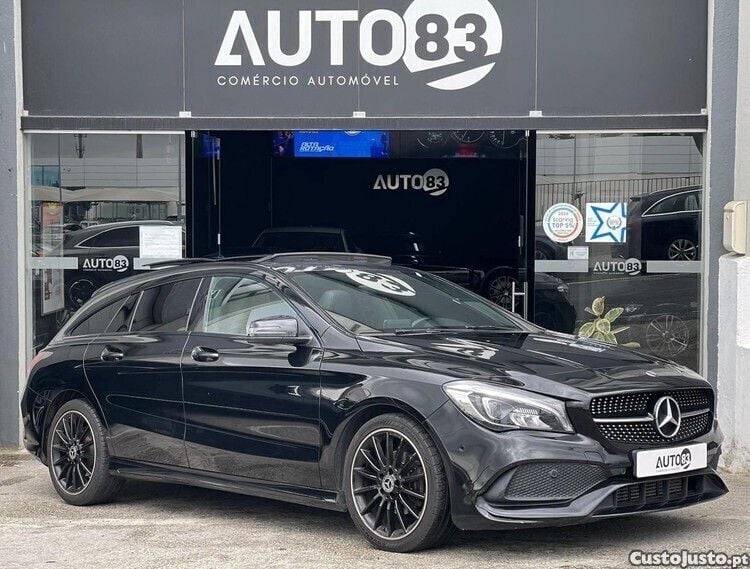 Preto Usado 2017 Mercedes CLA200 Shooting Brake AMG line Carrinha | € 19.990 (Preço justo) - Imagem 1/1