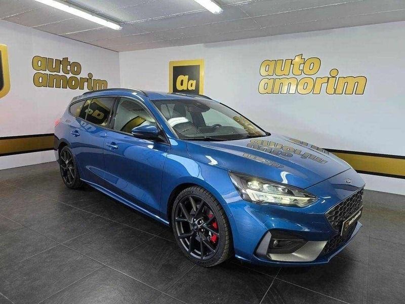 Azul Usado 2020 Ford Focus ST Carrinha | € 28.950 - Imagem 1/4