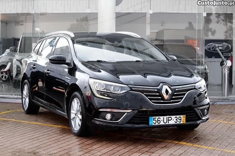 Preto Usado 2018 Renault Mégane GrandTour LIMITED Carrinha | € 12.990 (Preço justo) - Imagem 1/1