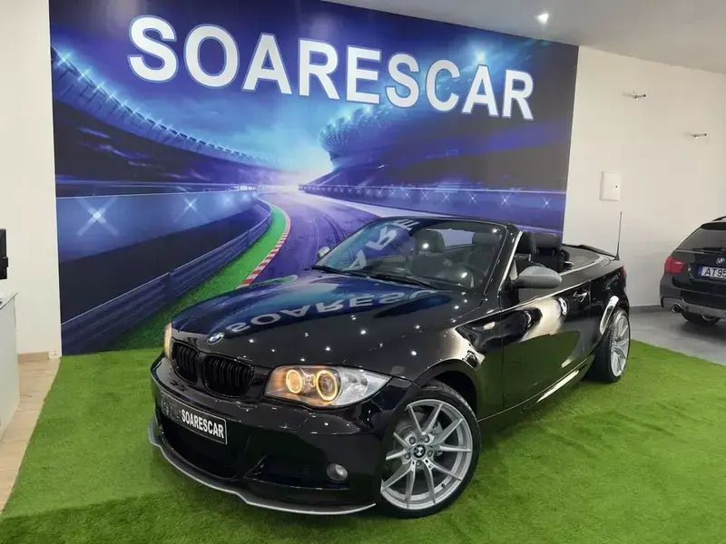 Preto Usado 2008 BMW 120 Cabriolet Cabrios | € 16.950 - Imagem 1/4