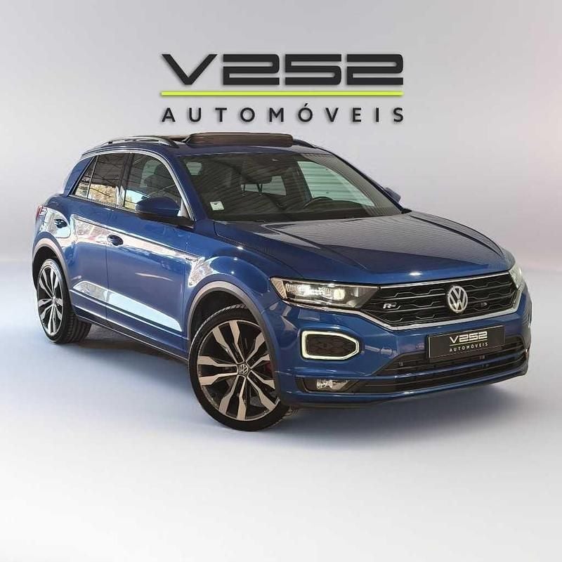 Azul Usado 2019 VW T-Roc SUV | € 30.000 (Caro) - Imagem 1/4