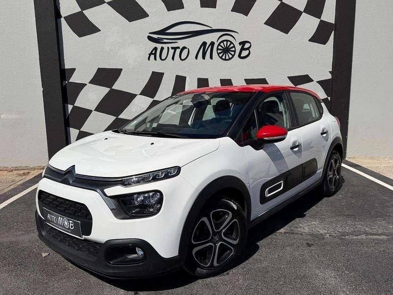 Branco Usado 2022 Citroën C3 PureTech Citadino | € 13.489 (Preço justo) - Imagem 1/4