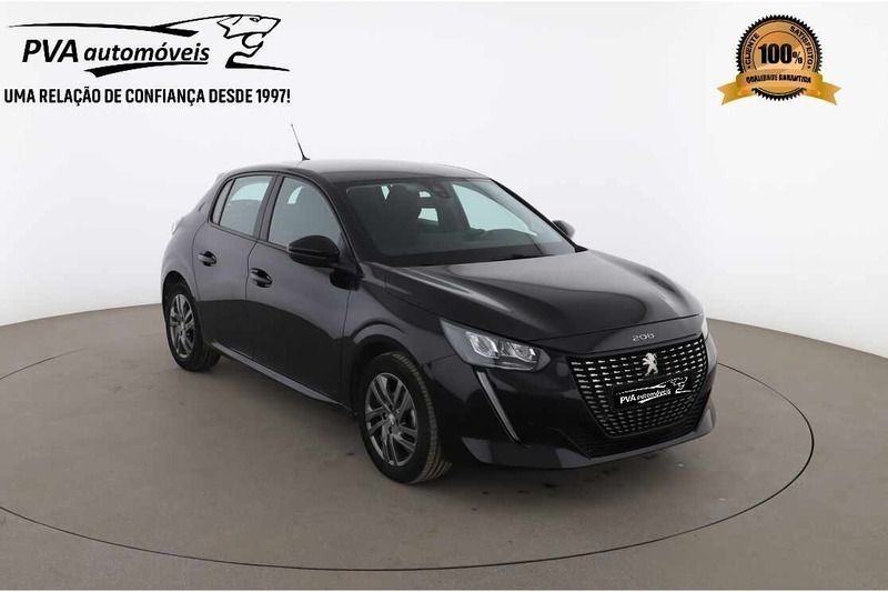 Preto Usado 2021 Peugeot 208 Citadino | € 12.950 (Preço justo) - Imagem 1/4