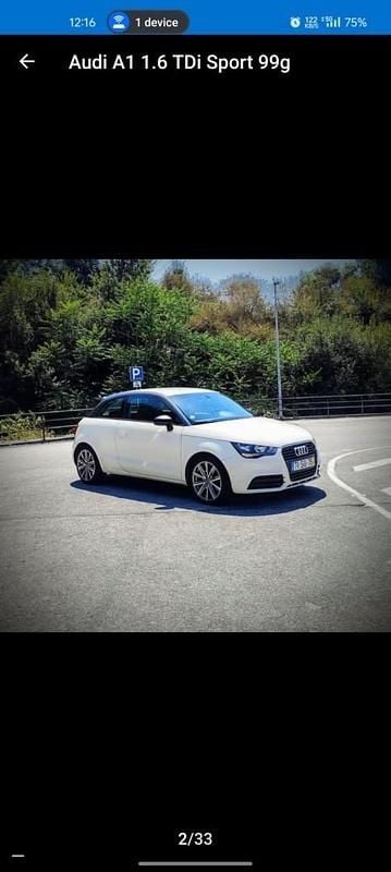 Branco Usado 2012 Audi A1 Citadino | € 10.999 (Preço justo) - Imagem 1/4