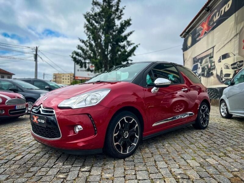 Vermelho Usado 2014 DS Automobiles DS3 Cabriolet Chic Cabrios | € 11.499 - Imagem 1/4
