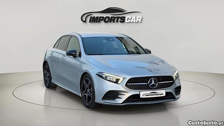 Usado Mercedes A180 AMG line 116 HP (85 kW) 2020 Cinza Citadino