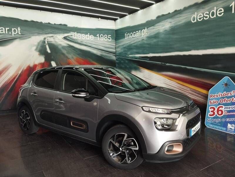 Cinzento Usado 2023 Citroën C3 Citadino | € 14.999 (Preço justo) - Imagem 1/4