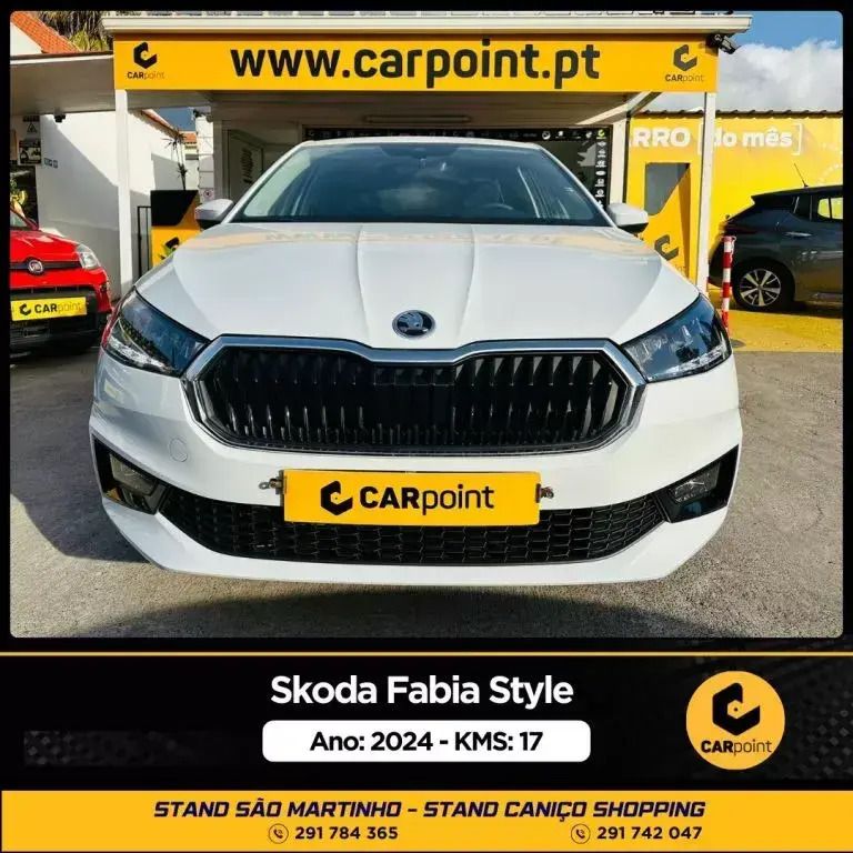 Branco Novo 2024 Skoda Fabia Style Citadino | € 22.900 - Imagem 1/4