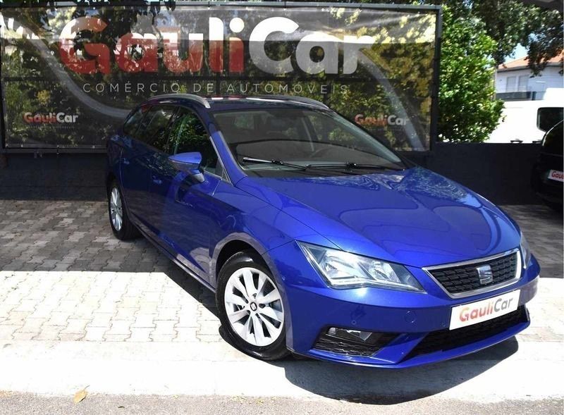 Azul Usado 2017 Seat Leon ST Carrinha | € 12.900 (Preço justo) - Imagem 1/4