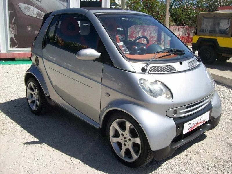 Usado Smart ForTwo Cabrio 41 HP (30 kW) 2003 Cinzento Cabrios