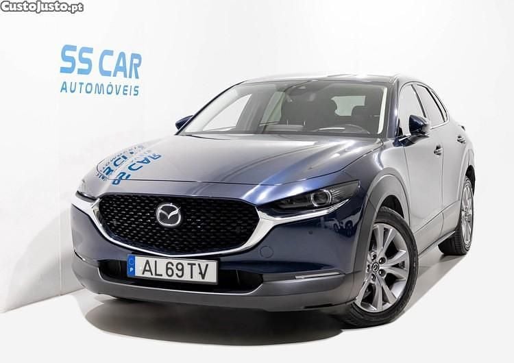 Azul Usado 2021 Mazda CX-30 Exclusive-Line SUV | € 17.990 (Bom preço) - Imagem 1/1
