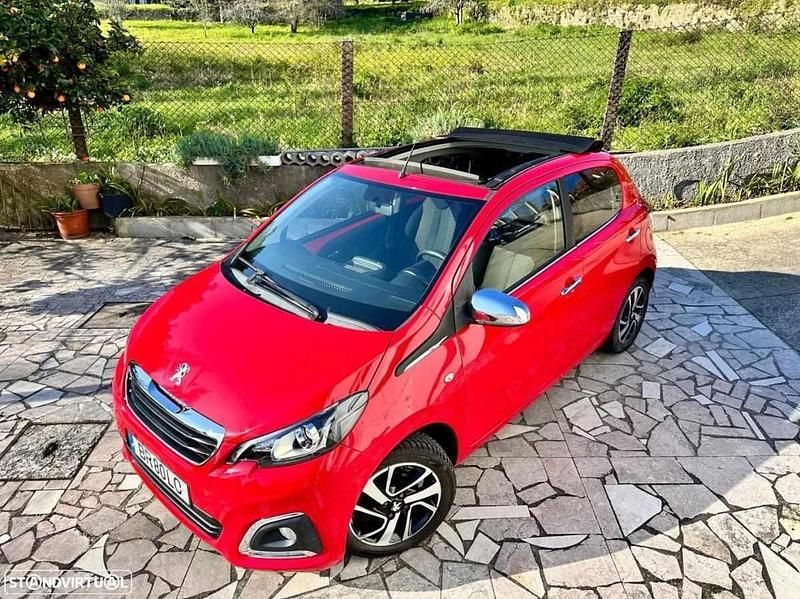 Vermelho Usado 2014 Peugeot 108 Citadino | € 7.950 (Preço justo) - Imagem 1/4