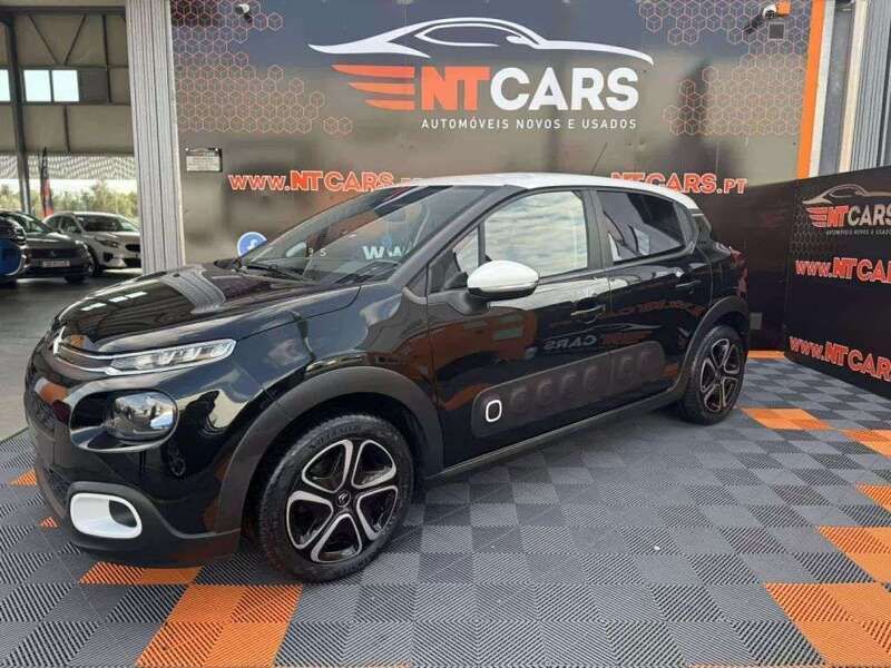 Preto Usado 2020 Citroën C3 Feel Citadino | € 12.900 (Preço justo) - Imagem 1/4