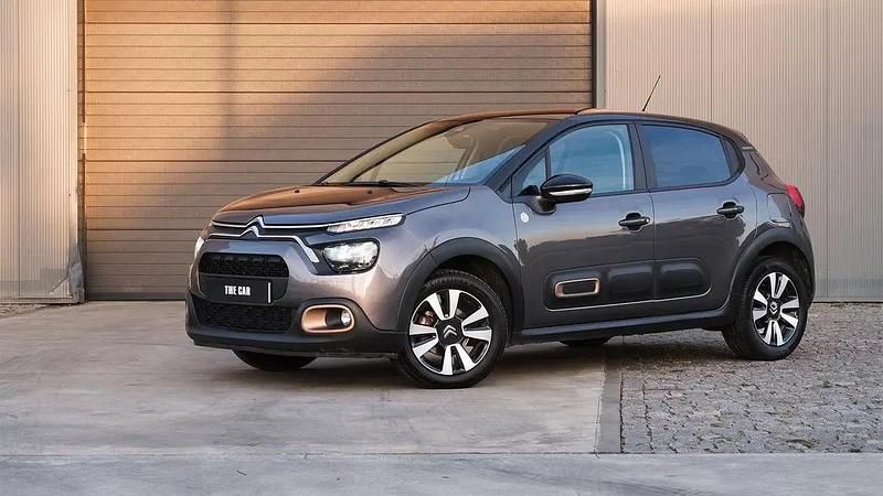 Cinza antracite Usado 2022 Citroën C3 PureTech Citadino | € 11.999 (Preço justo) - Imagem 1/4